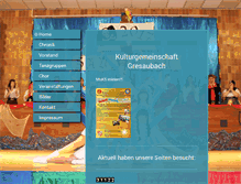 Tablet Screenshot of kg-gresaubach.de
